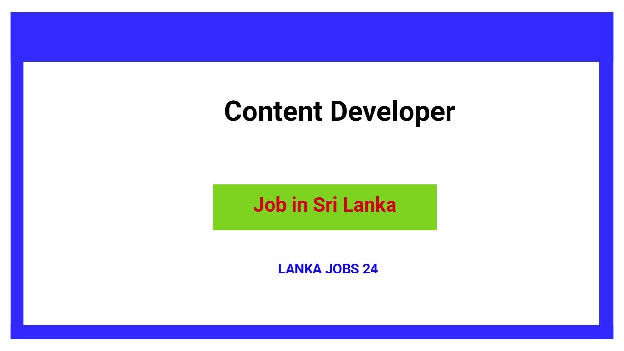 Content Developer