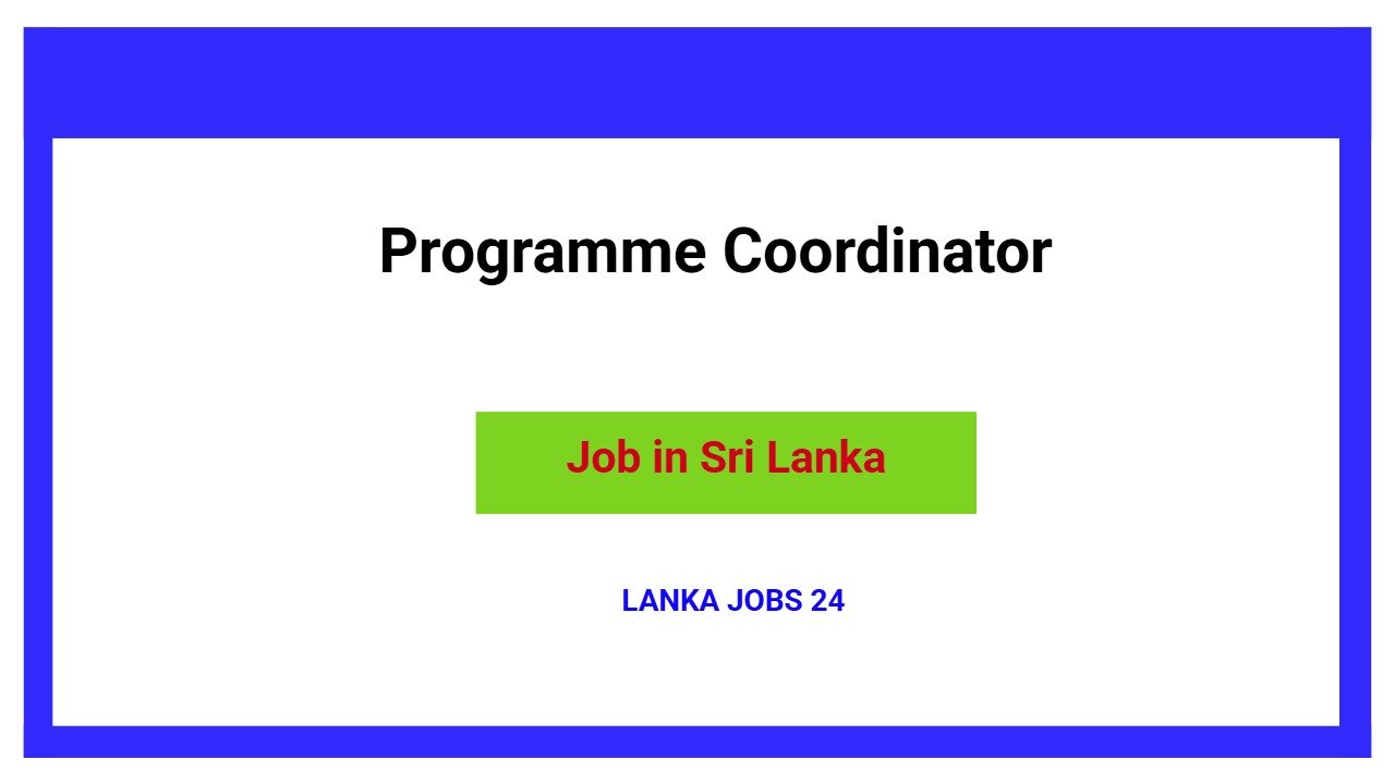 Programme Coordinator